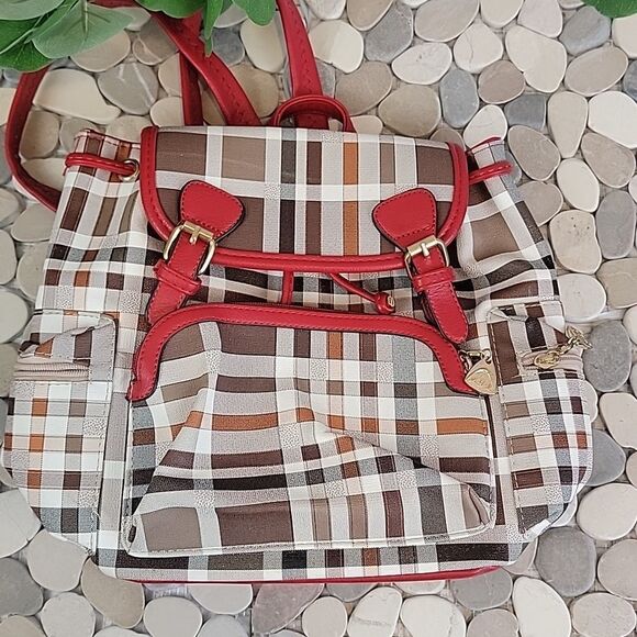 Unbranded checkered plaid backpack - Picture 11 of 13